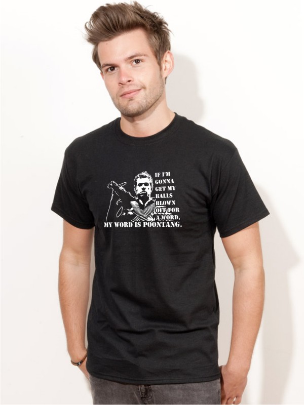 T-Shirt Full Metal Jacket Animal Mother Film Shirt schwarz E38
