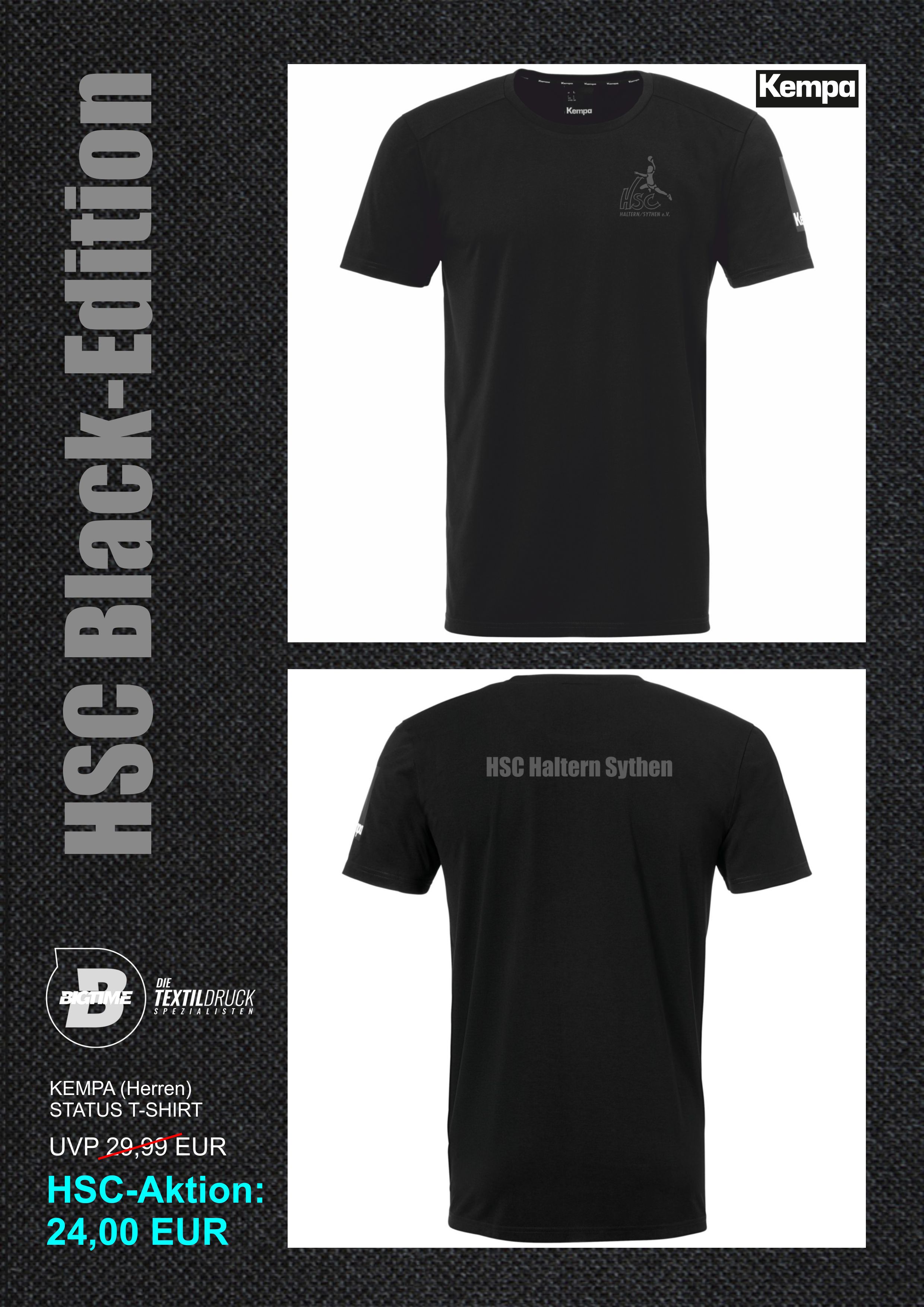 HSC Black Edition T-Shirt Herren 