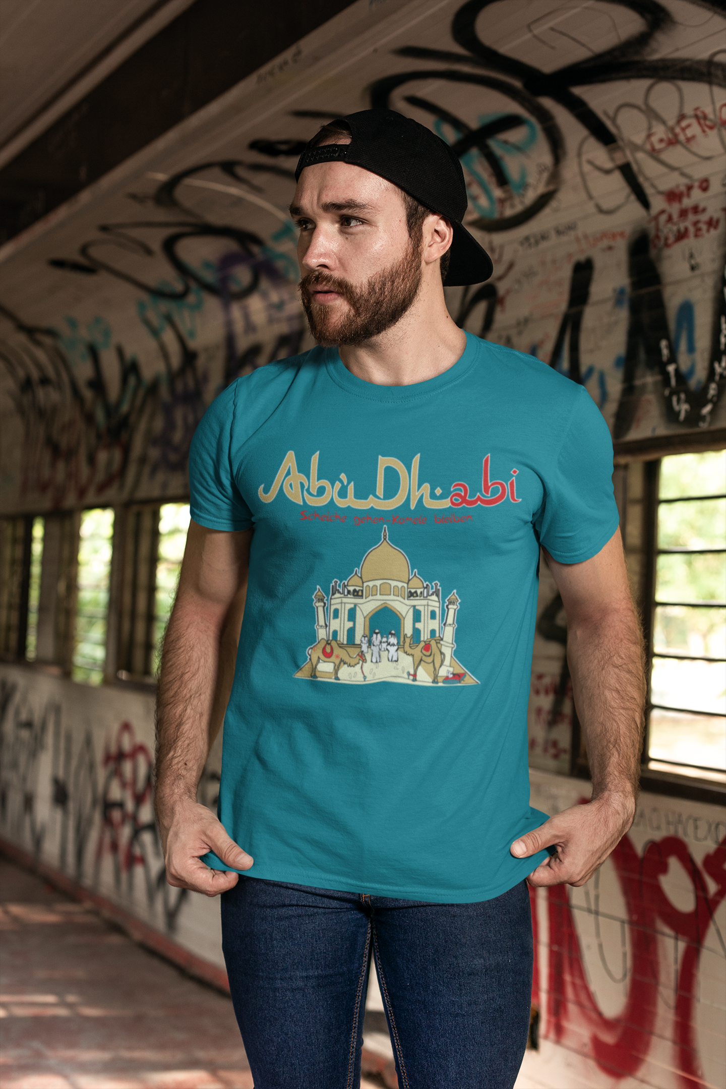 Abi- T-Shirt AbuDhABI, ab 10 Stück