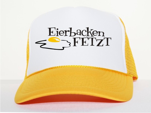 MS5 Schützenfest "Eierbacken fetzt" Trucker Cap gelb
