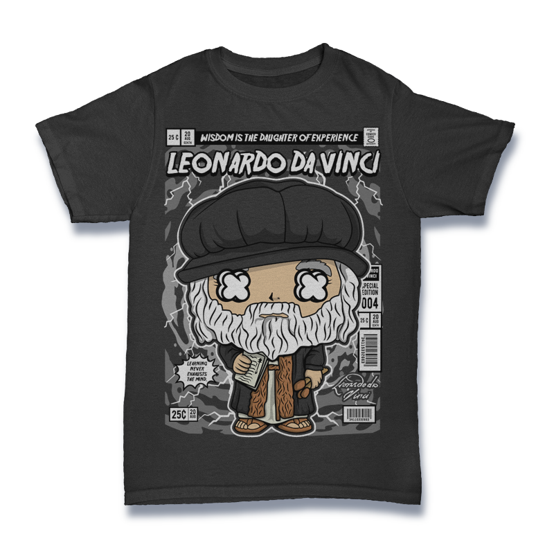 Leonardo Da Vinci Tshirt