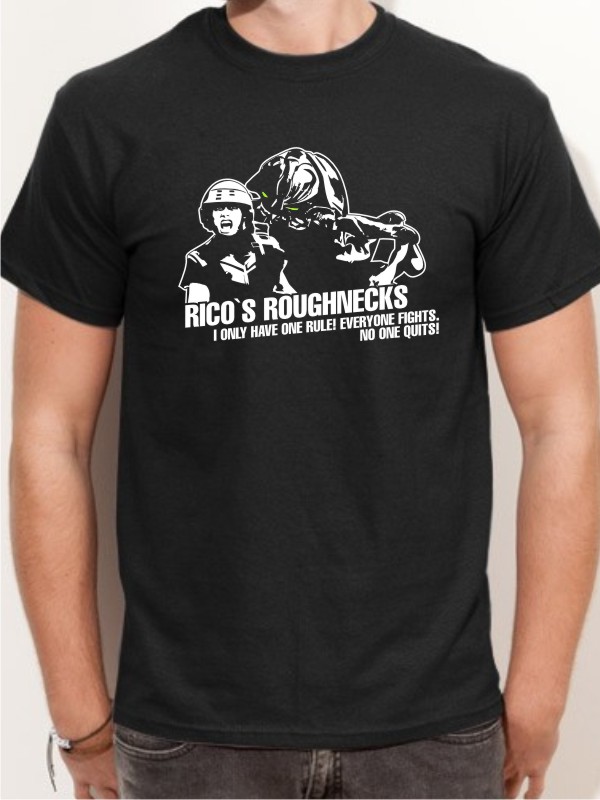 T-Shirt Starship Troopers schwarz E92