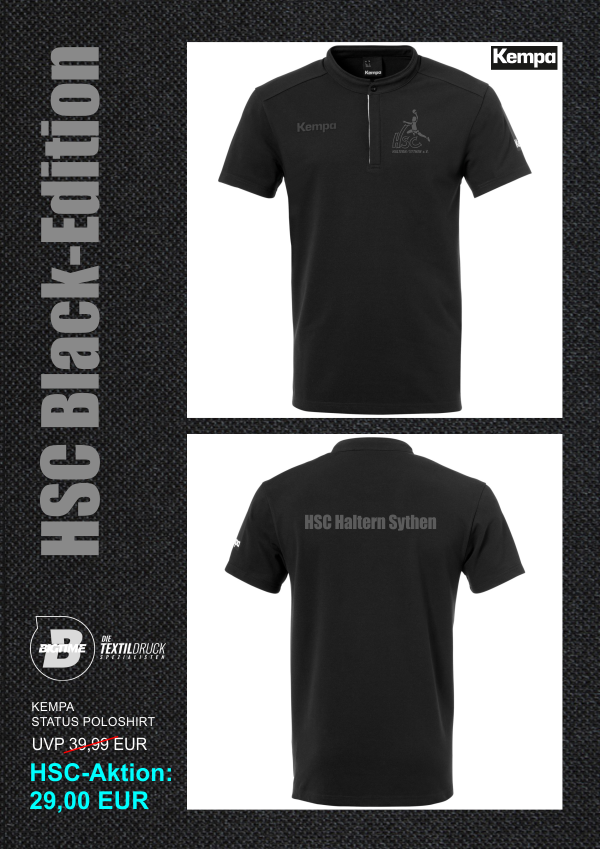 HSC Black Edition Poloshirt Herren