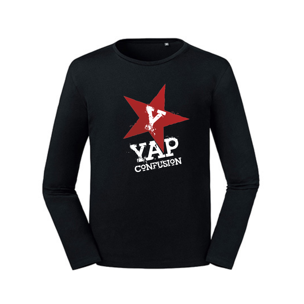 YAP Confusion Organic Long Seeve T-Shirt Logo groß