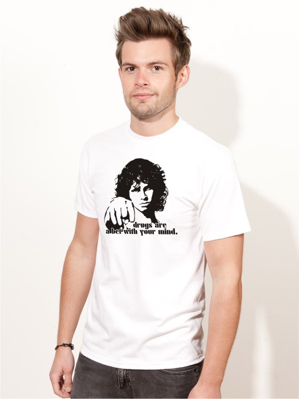 Jim Morrission - The Doors T-Shirt E126 weiss