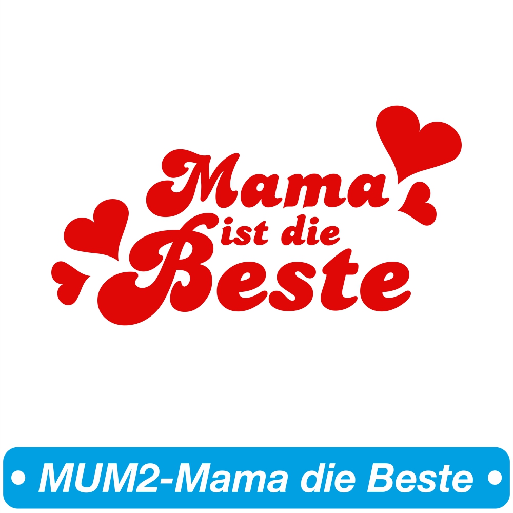 Herzkissen: MUM2-Mama ist die Beste