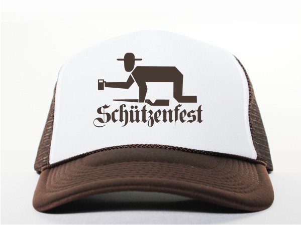 MS3 Schützenfest "SCHÜTZENFEST" Trucker Cap braun