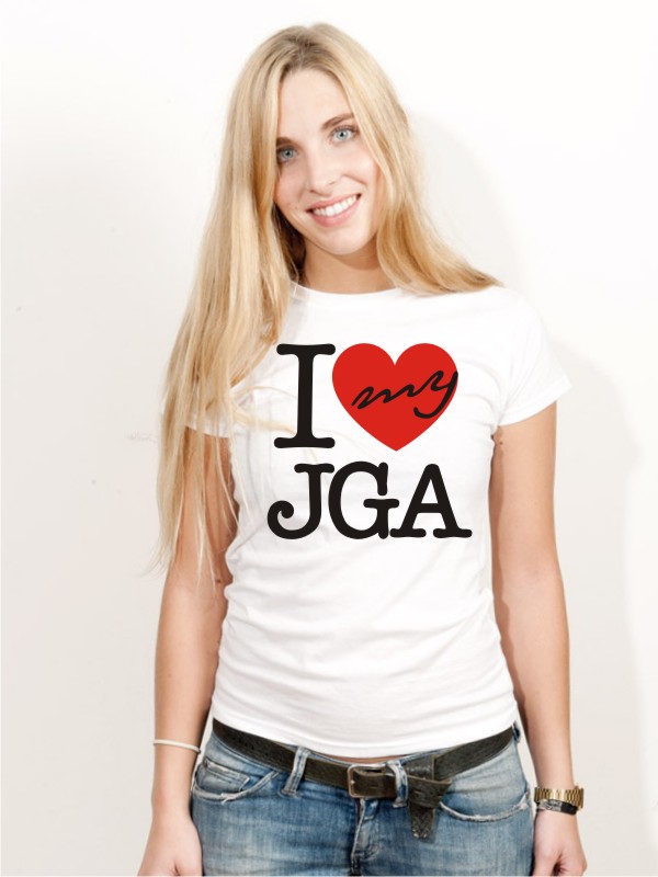 Junggesellenabschied Damen T-Shirt I Love my JGA