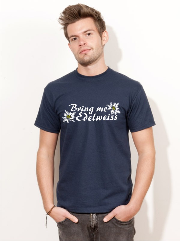 Oktoberfest T-Shirt Bring me Edelweiss Shirt W9