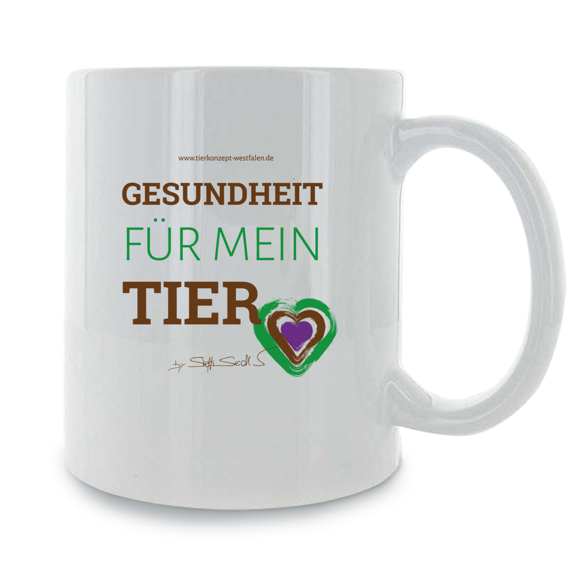 Tierkonzept Westfalen Kaffee Tasse "Herz"