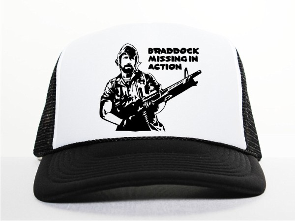 M162 Chuck Norris Trucker Mesh Cap schwarz