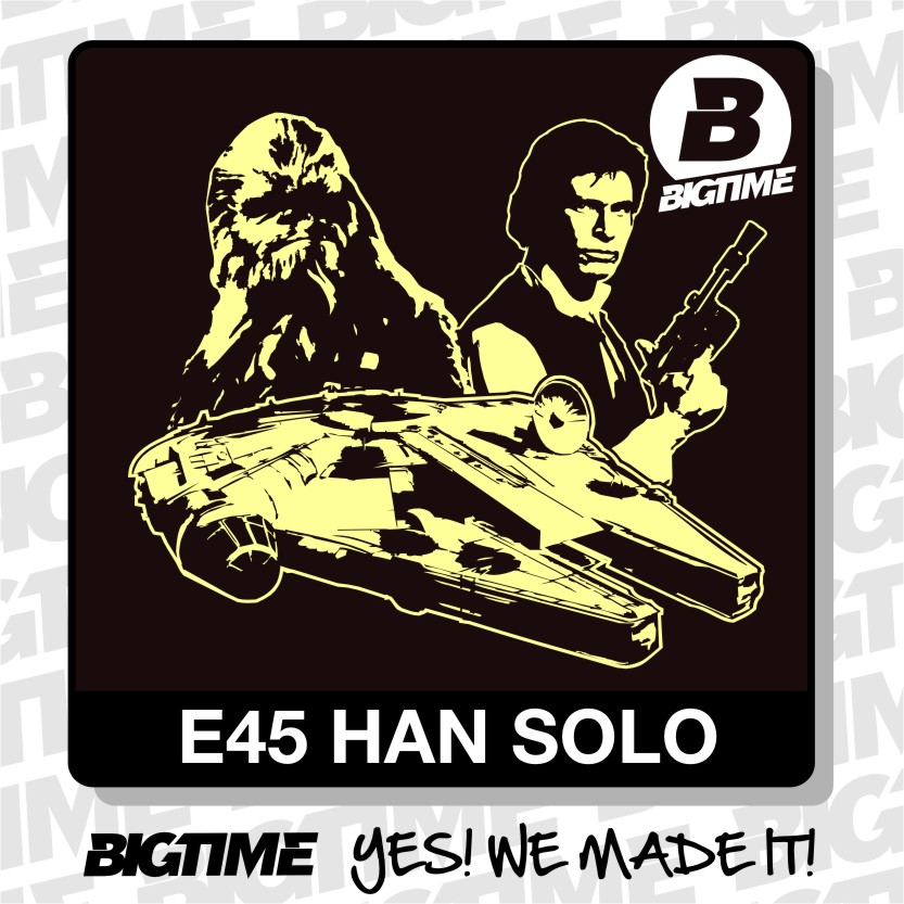 T-Shirt Han Solo Star Wars Film Shirt braun E45