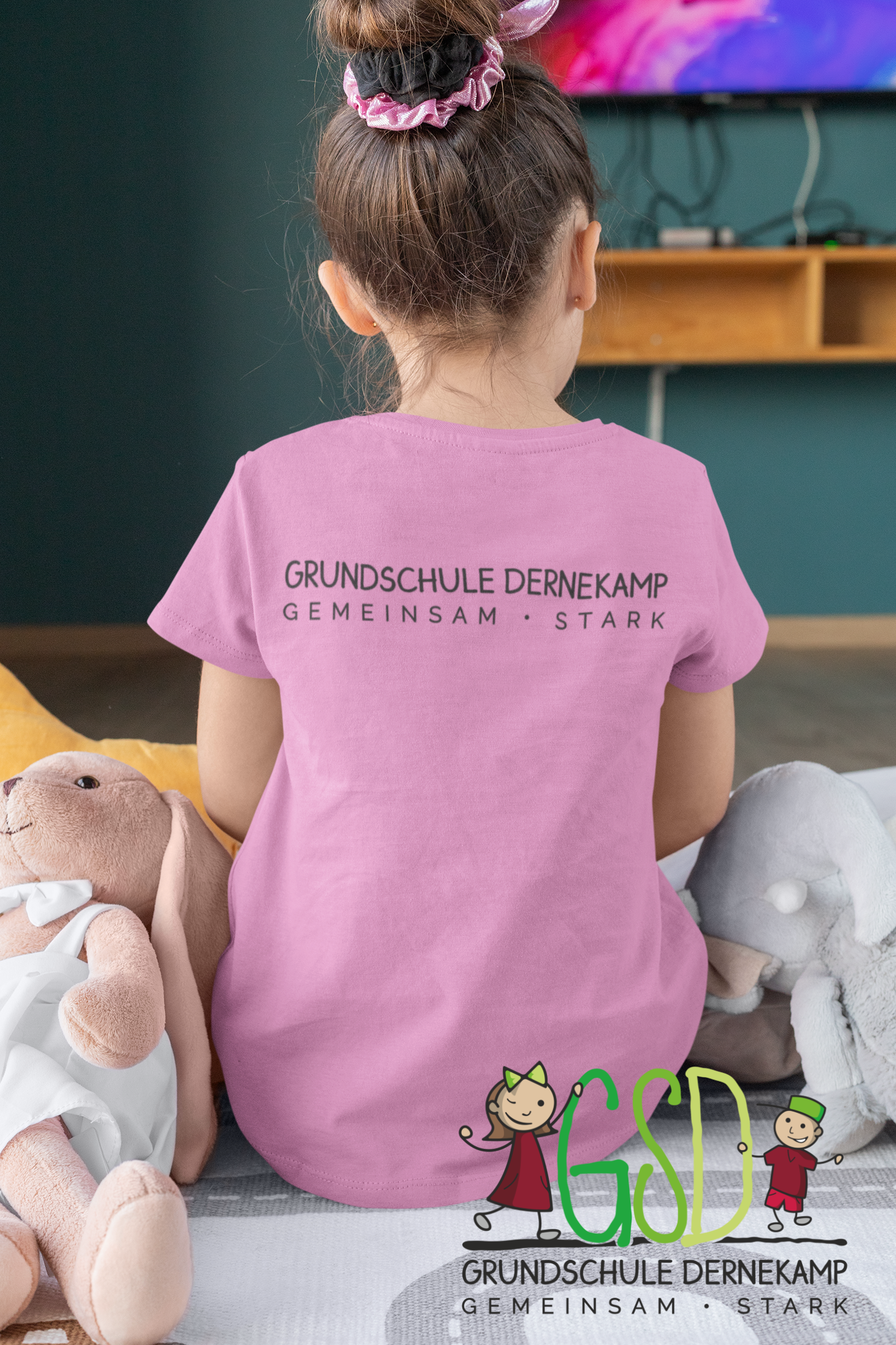 Grundschule Dernekamp -  Sweatjacke - light pink