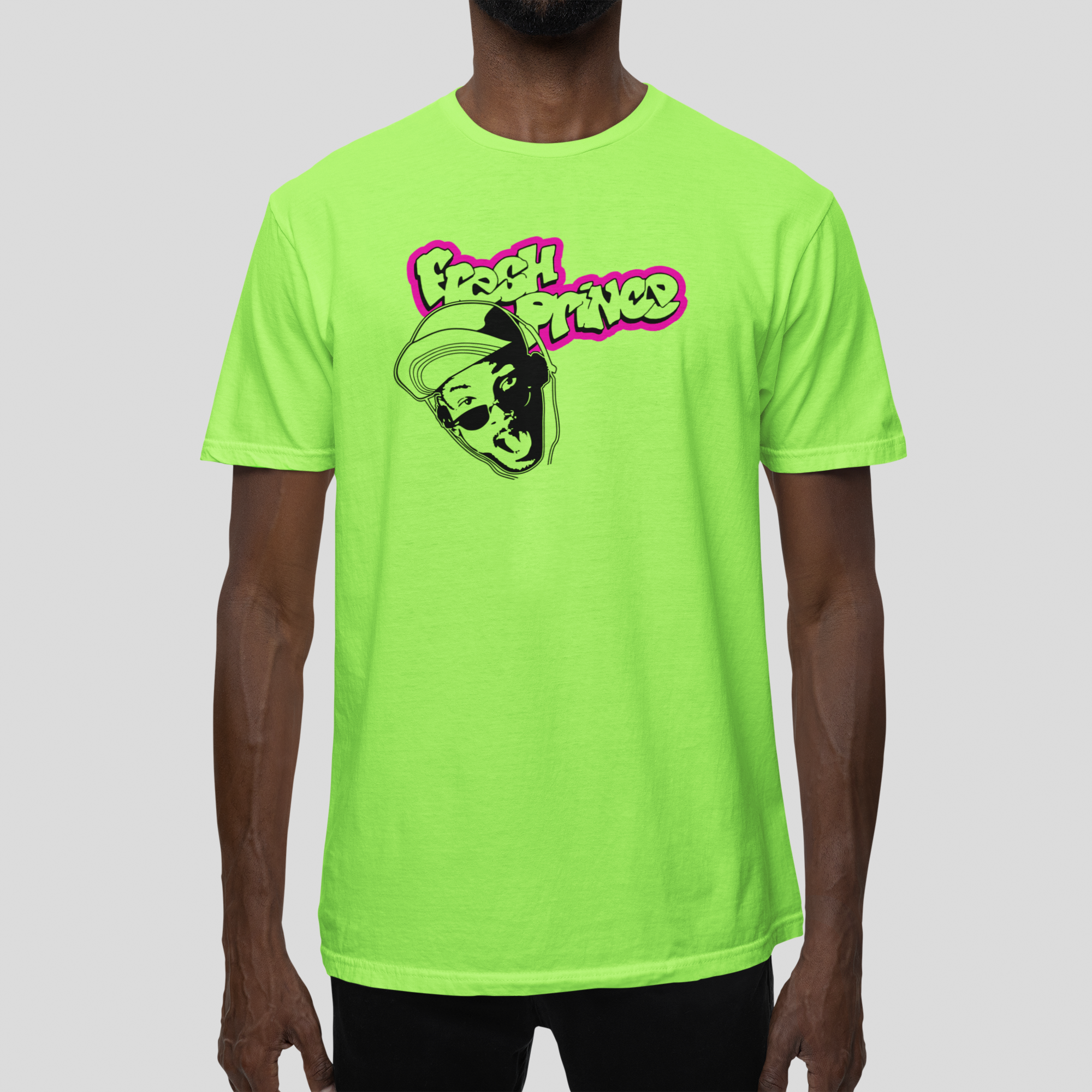T-Shirt Will Smith Fresh Prince Serien Shirt lime E42