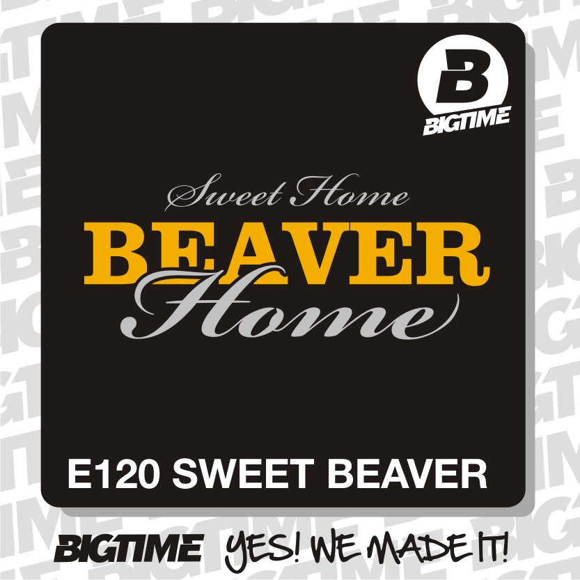 T-Shirt Beaver Brand - Sweet Home Shirt schwarz E120
