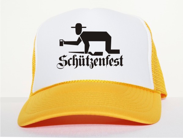 MS3 Schützenfest "SCHÜTZENFEST" Trucker Cap gelb