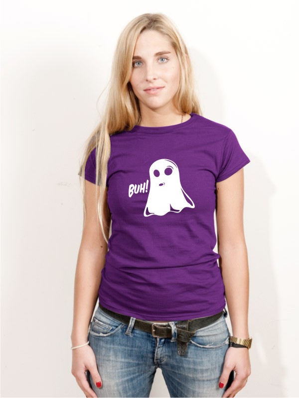 Halloween T-Shirt Buuuuh Damen Shirt H16