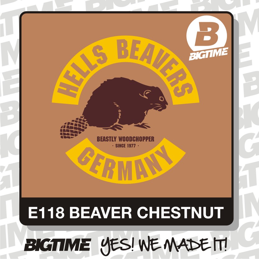 T-Shirt Beaver Brand - Hells Beavers Shirt chestnut E118
