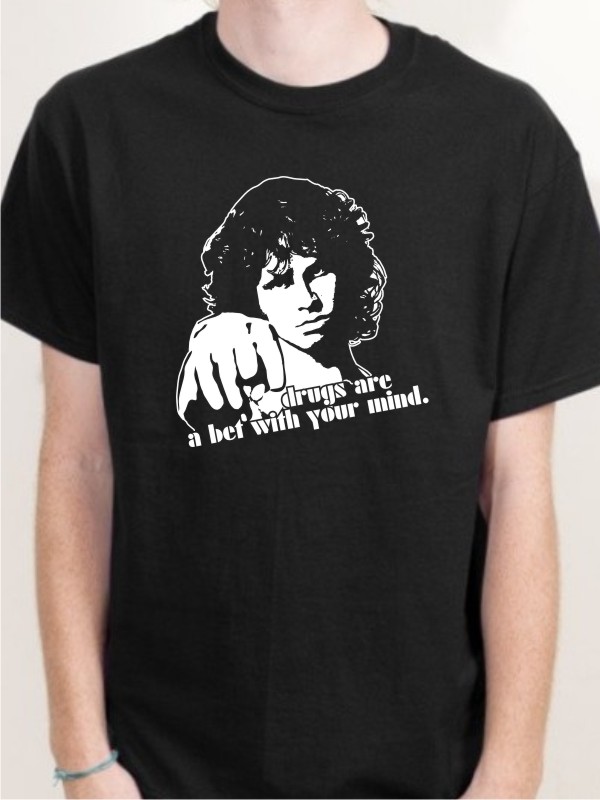 Jim Morrission - The Doors T-Shirt schwarz E126